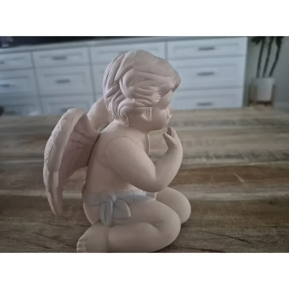 Crying Cherub Angel Figurine Perfect Condition No Chips No Cracks
